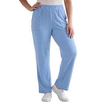 Catherines Women's Plus Size Brushed Rib Cozy Pant