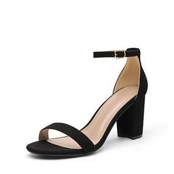 Women's Ankle Strap Block Heel Sandals