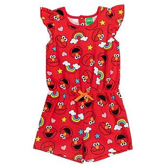 Sesame Street Elmo Sleeveless One Piece Romper