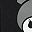 Kuromi Charcoal Gray