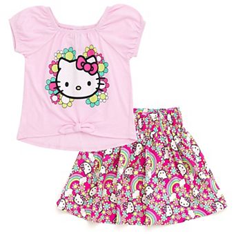 Hello Kitty 2 pc T-Shirt and Skirt Set