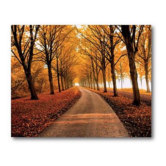 COURTSIDE MARKET Autumn Sunset Canvas Wall Art