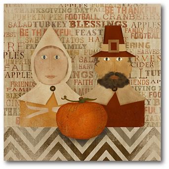 COURTSIDE MARKET Give Thanks II Canvas Wall Art