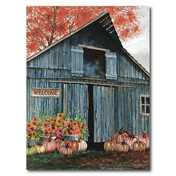 COURTSIDE MARKET Pumpkin Farm Canvas Wall Art