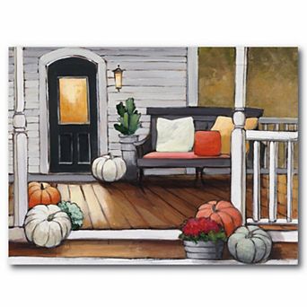 COURTSIDE MARKET October Evening Canvas Wall Art