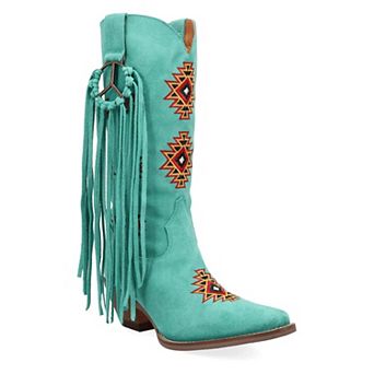 Dingo Sweet Dreams Women's Leather Fringe Boots