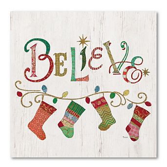 COURTSIDE MARKET Believe Canvas Wall Art