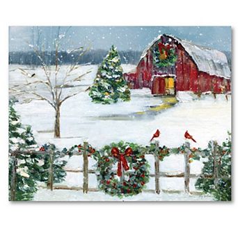 COURTSIDE MARKET Holiday Solace Canvas Wall Art