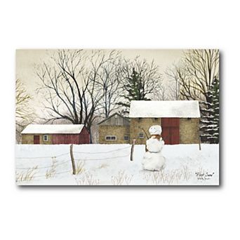 COURTSIDE MARKET Frist Snow Canvas Wall Art