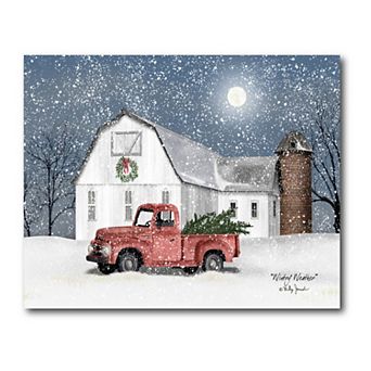 COURTSIDE MARKET Winter on the Farm II Canvas Wall Art