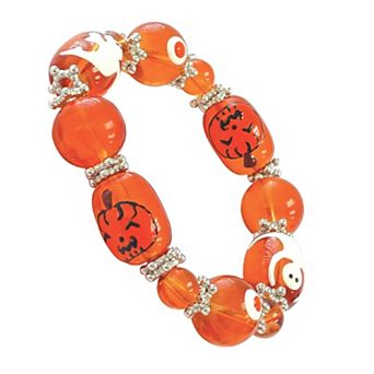 Spooky Pumpkin Bracelet for Women