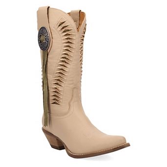 Dingo Marrakesh Women's Leather Western Boots With Tassel Detail