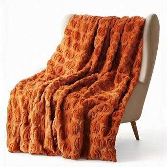 Fall Halloween Pumpkin Throw Blanket 50" x 60", for Couch Sofa Bed, Thanksgiving Gift for Women Mom