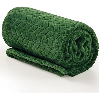 Soft Fleece Baby Blanket, Plush Swaddle Throw for Newborns, 30x40 Inches