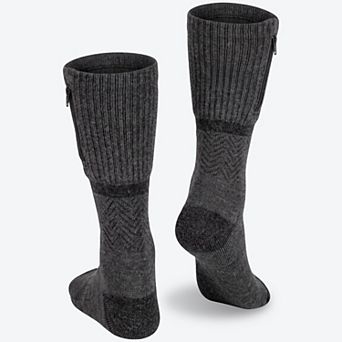 Wool Crew Heated Sock