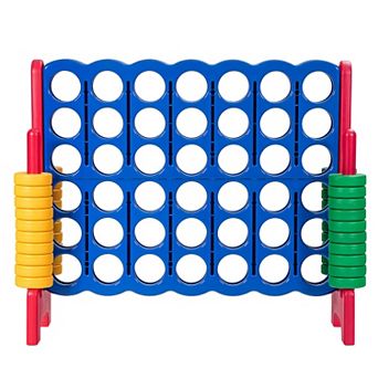 Costway Jumbo 4-to-Score 4 in A Row Game Set for Family