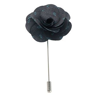 Modern Paisley Camellia Lapel Pin Suit Tuxedo Brooch Badge 1 pc