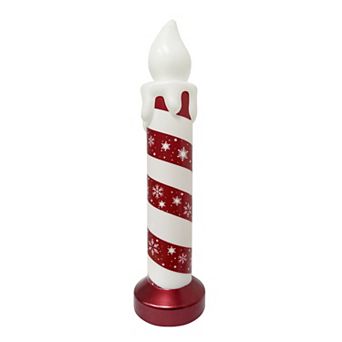 Fraser Hill Farm 3.3-ft. Light Up Snowflake Candle Outdoor Decor