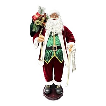 Fraser Hill Farm 4.9-ft. Animated Musical Dancing Santa Claus