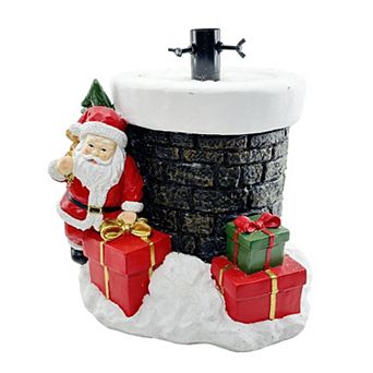 Fraser Hill Farm 15-Inch Chimney Santa Christmas Tree Stand