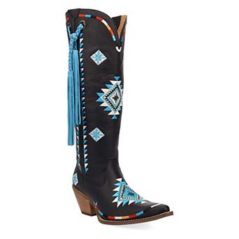 Dingo Embroidered Women's Leather Western Boots