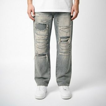 Men's Caliber Denim Co. COUNTER Distressed Denim Jeans