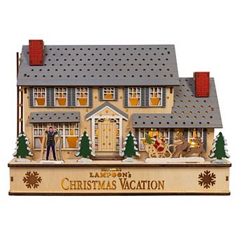 Kurt Adler National Lampoon's Christmas Vacation 12 in Battery-Operated Lighted House Table Décor