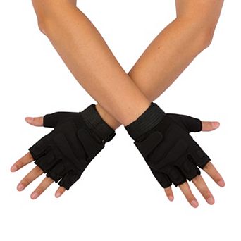 Men's Half-Finger Outdoor Gloves Non-Slip Fitness Hiking Cycling