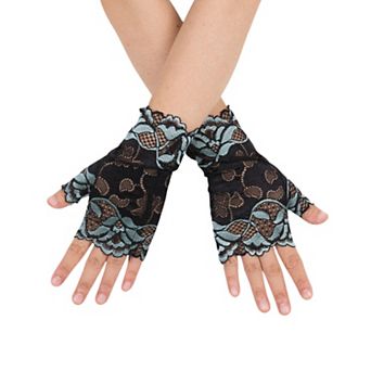 Women's Short Lace Fingerless Gloves Summer Gloves Cycling Dance
