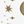 Moon Stars Gold Tone
