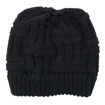 Women's Chunky Cable‑Knit Warm Beanie Hat, Soft Cozy Winter Cap for Daily Outdoor Wear