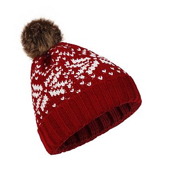 Women's Vintage Chunky Knit Winter Beanie Hat