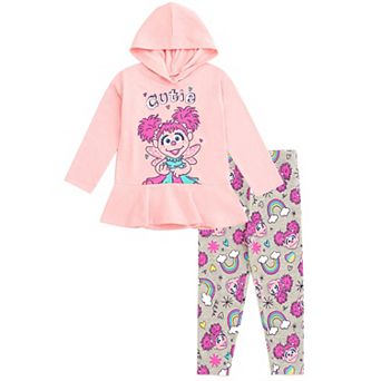 Sesame Street 2 pc Fleece Hoodie and Leggings Set