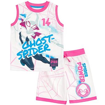 Marvel Spider-Verse Athletic 2 pc Tank Top and Shorts Set