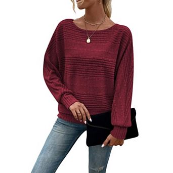 Women's Lightweight Batwing Sleeve Tunic Tops
