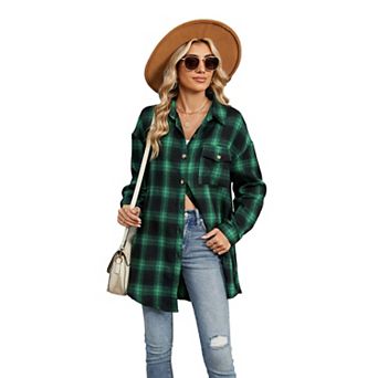 Women Striped Long Sleeved Sweatshirts Cardigan