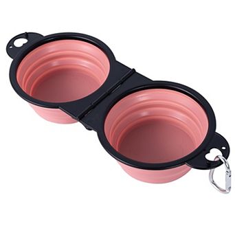 Foldable Double Pet Bowl