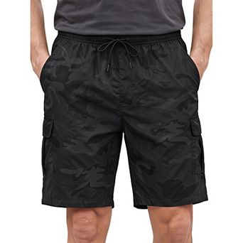 Men's Camouflage Cargo Shorts Classic Multi Pockets Outdoor Work
