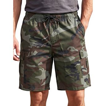 Men's Camouflage Cargo Shorts Classic Multi Pockets Outdoor Work