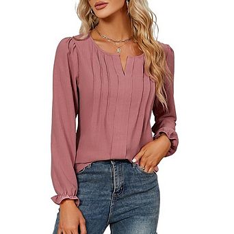 Womens Dressy Casual Work Business Fall Trendy Blouses
