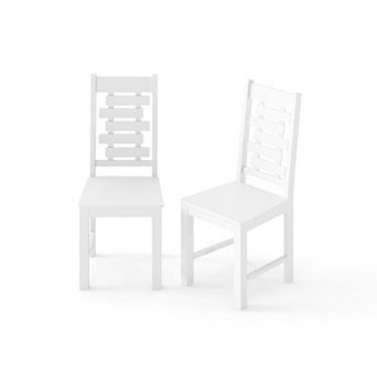 Windsor Dining Chair Set of 2 Tall Spindle Back Wood Kitchen Dining Chairs