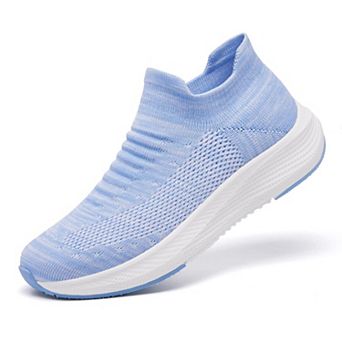 Womens Slip On Walking Shoes Lightweight Casual Sneakers