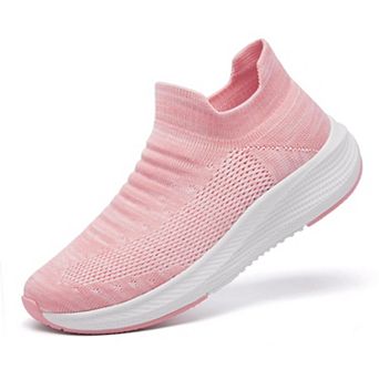 Womens Slip On Walking Shoes Lightweight Casual Sneakers