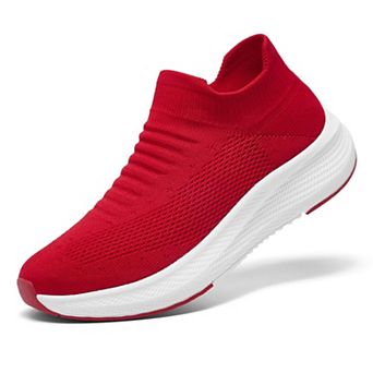 Womens Slip On Walking Shoes Lightweight Casual Sneakers