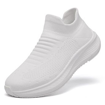 Womens Slip On Walking Shoes Lightweight Casual Sneakers