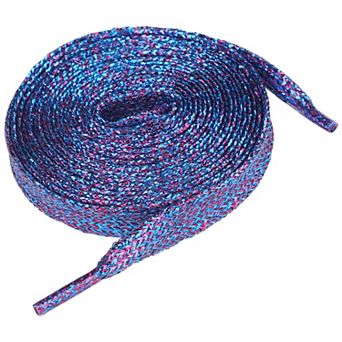 Women's Metallic Sparkling Flat Colorful Shoelaces 1 Pair for Casual Sneakers 62.99"