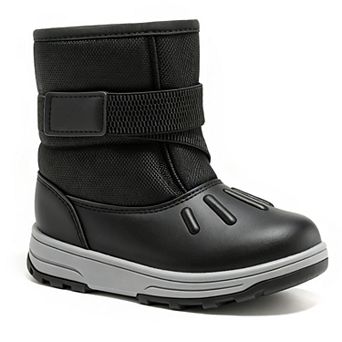 HOMEHOT Girls Snow Boots Winter Waterproof Non-Slip Cold Weather Shoes