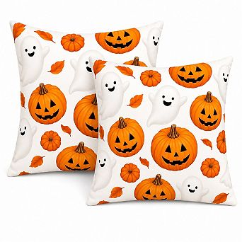 Covers&All Halloween Decorative Throw Pillow for Sofa, Couch & Home Décor