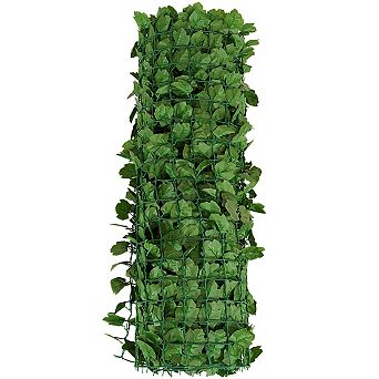 Costway 59''x118'' Faux Ivy Leaf Decorative Privacy Fence Screen Artificial Hedge Fencing