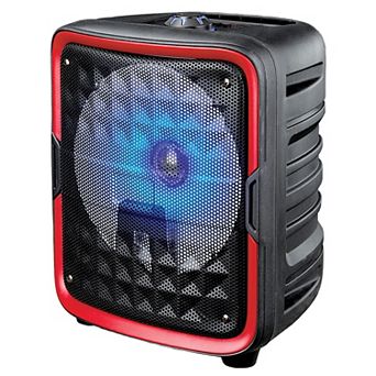IQ Sound 8 Inch Bluetooth Speakers in Red with TWS Technology